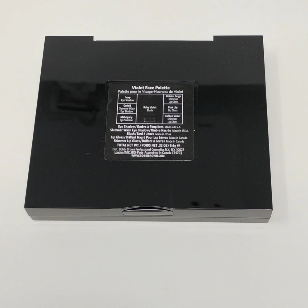 Bobbi Brown Violet Face Palette Lip Gloss Eye Shadow Blush NEW w Flaw SEE NOTE